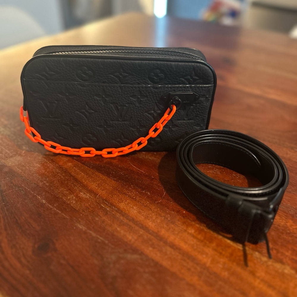 Louis Vuitton Black Belt Bag